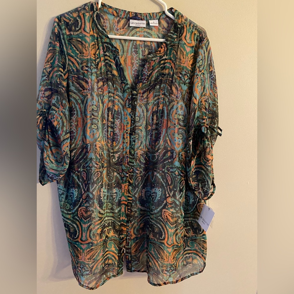 Womens plus blouse